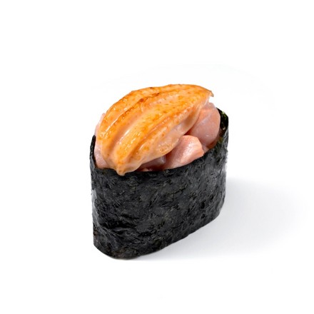 Запеченые суши с лососем